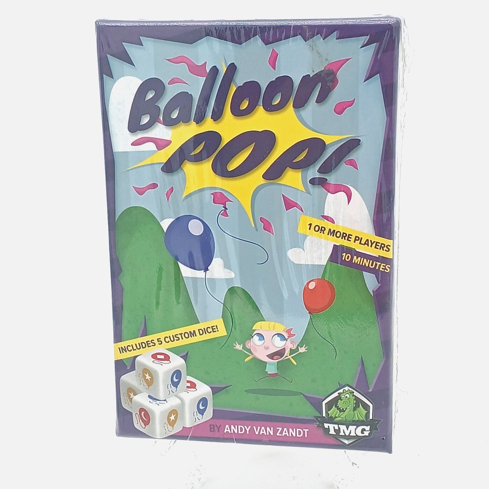 Tasty Minstrel Games Balloon POP! Card Game - 1+ Players, 10 min game New/Sealed